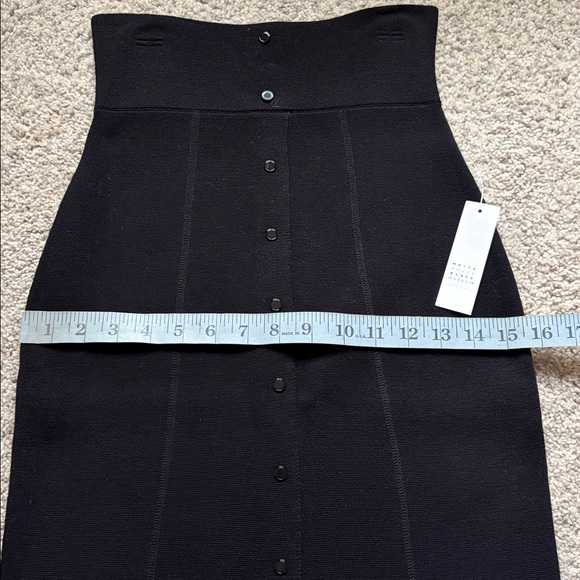 White House Black Market High-Waist Button-Front Pencil Skirt XXS - Picture 7 of 9